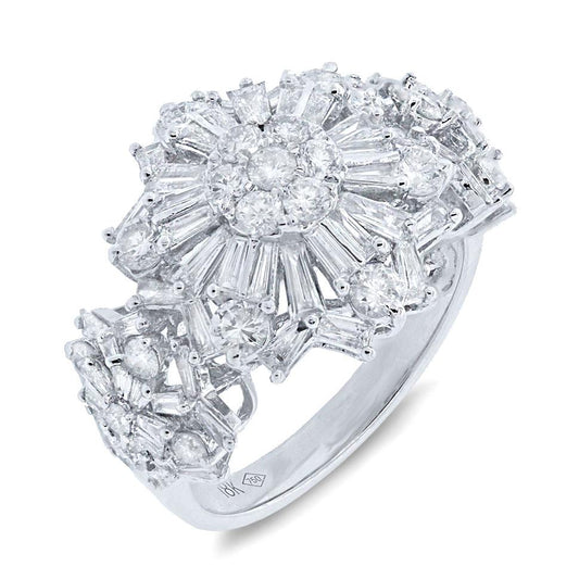 18k White Gold Diamond Lady's Ring - 2.27ct