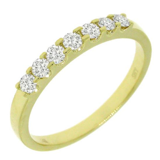 14k Yellow Gold Diamond Lady's Band - 0.38ct