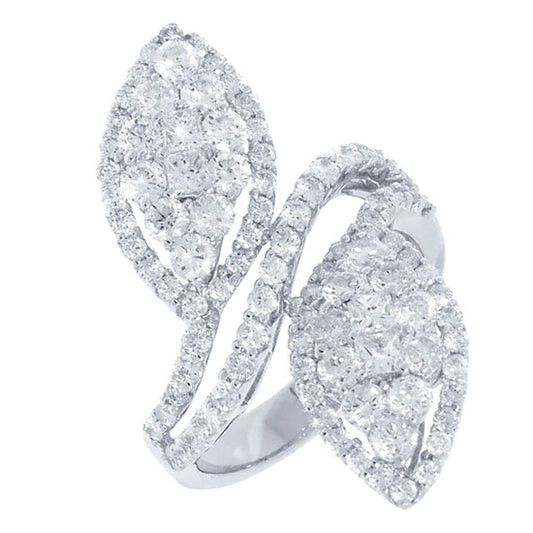 18k White Gold Diamond Lady's Ring - 2.54ct