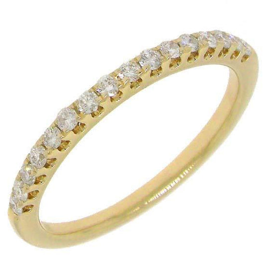 14k Yellow Gold Diamond Lady's Band Size 4.75 - 0.27ct