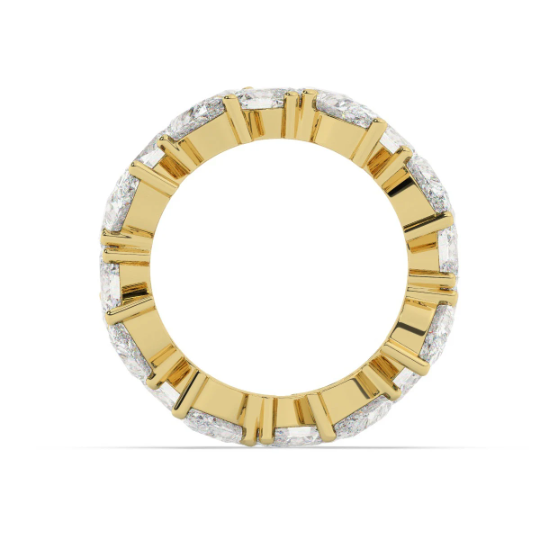 18K White Gold Diamond Wedding Band