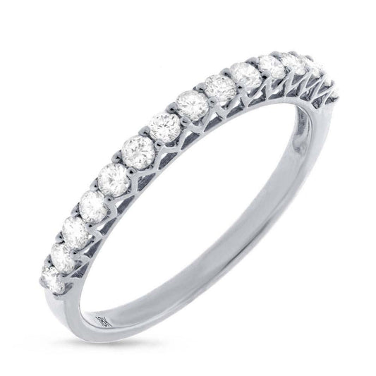 18k White Gold Diamond Lady's Band - 0.44ct