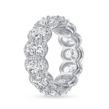 18K White Gold Diamond Eternity Band