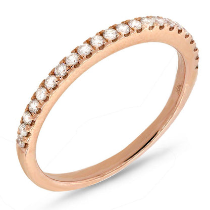 14k Yellow Gold Diamond Lady's Band - 0.23ct