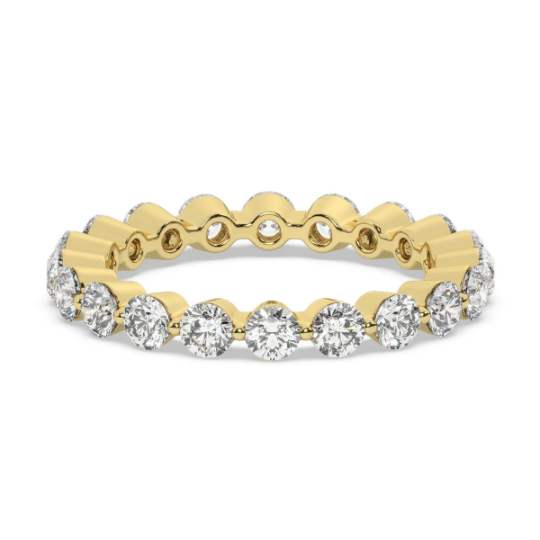 14K White Gold Yellow Gold Rose Gold Wedding Ring Natural Diamond Lab Grown Diamond Anniversary Ring