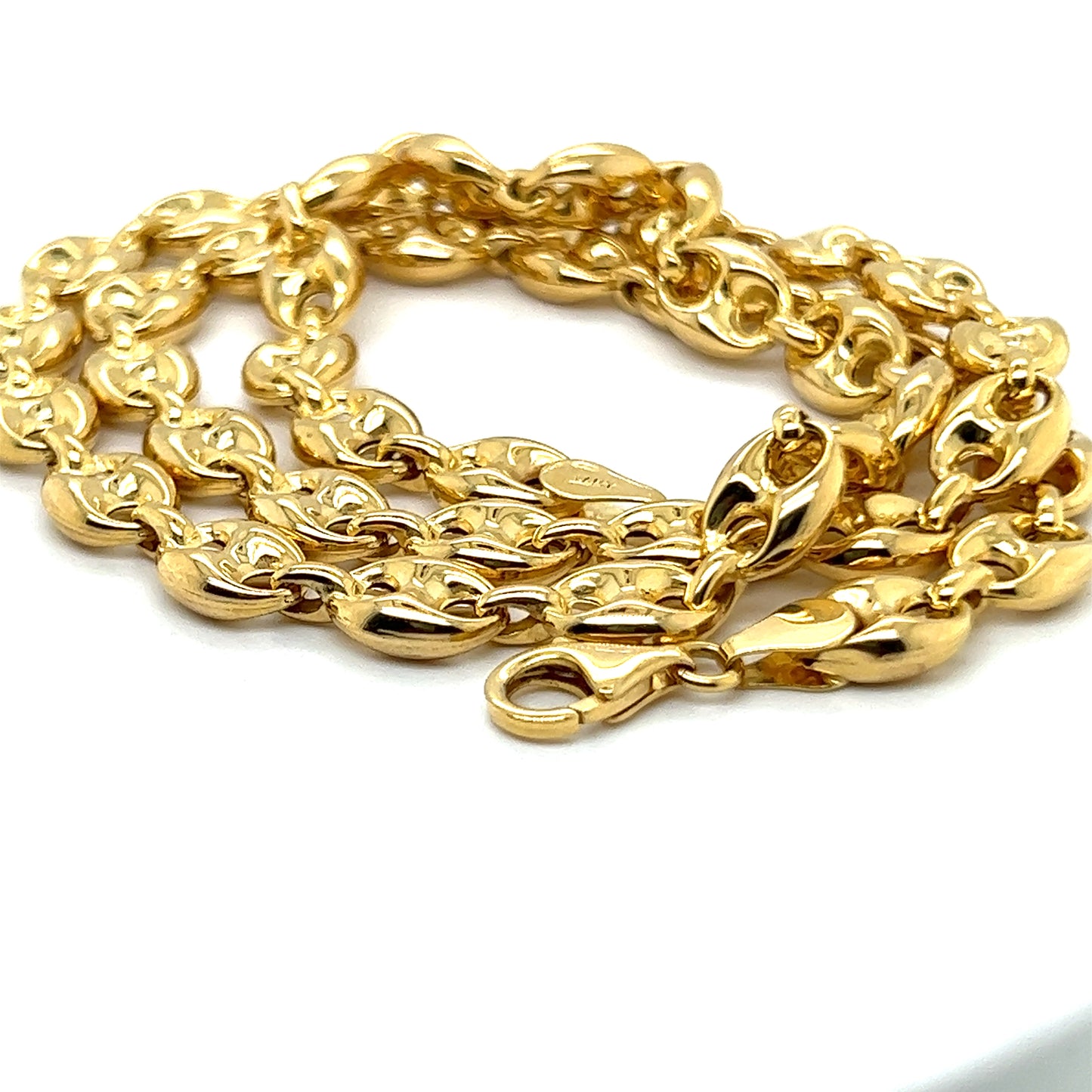 Yellow Gold Chain 23gr Designer Look Necklace