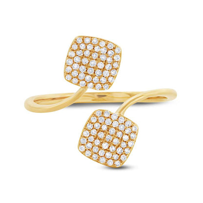 14k Yellow Gold Diamond Lady's Ring - 0.25ct
