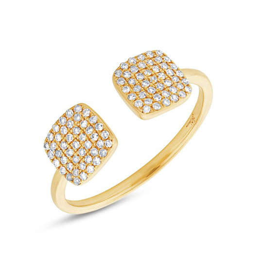 14k Yellow Gold Diamond Lady's Ring - 0.25ct