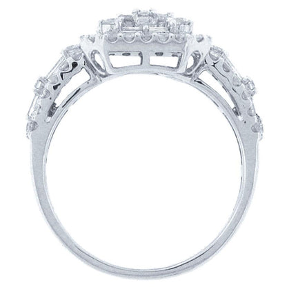 18k White Gold Diamond Lady's Ring - 1.25ct