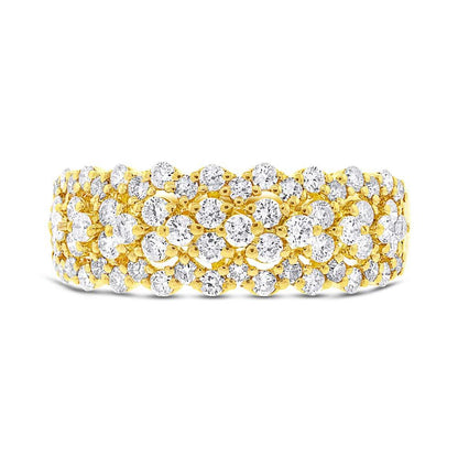 18k Yellow Gold Diamond Lady's Ring - 1.37ct