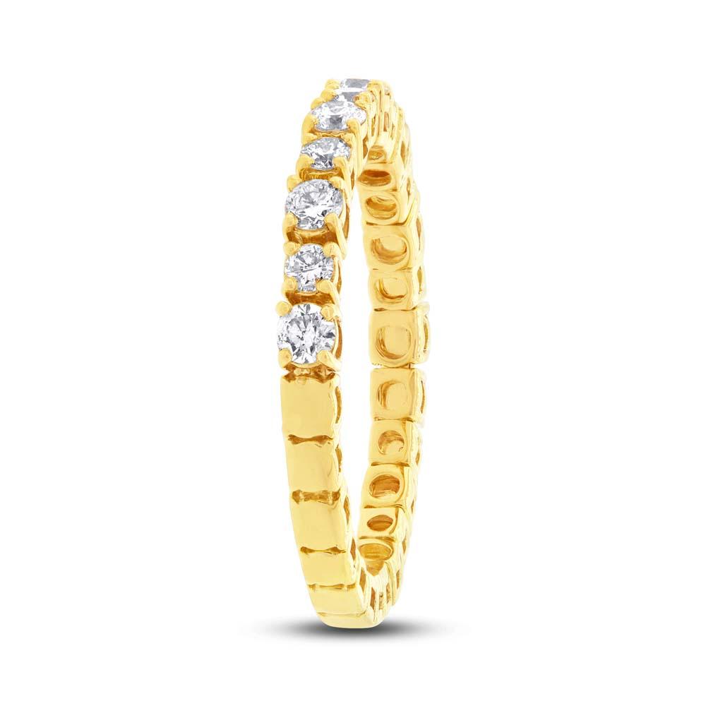 14k Yellow Gold Diamond Lady's Band
