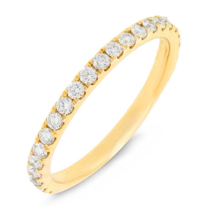 14k Yellow Gold Diamond Lady's Band - 0.43ct