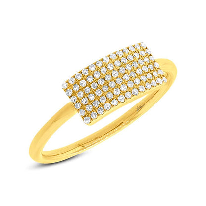 14k Yellow Gold Diamond Lady's Ring - 0.21ct