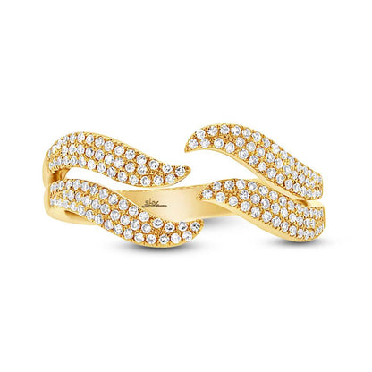 14k Yellow Gold Diamond Lady's Ring - 0.35ct