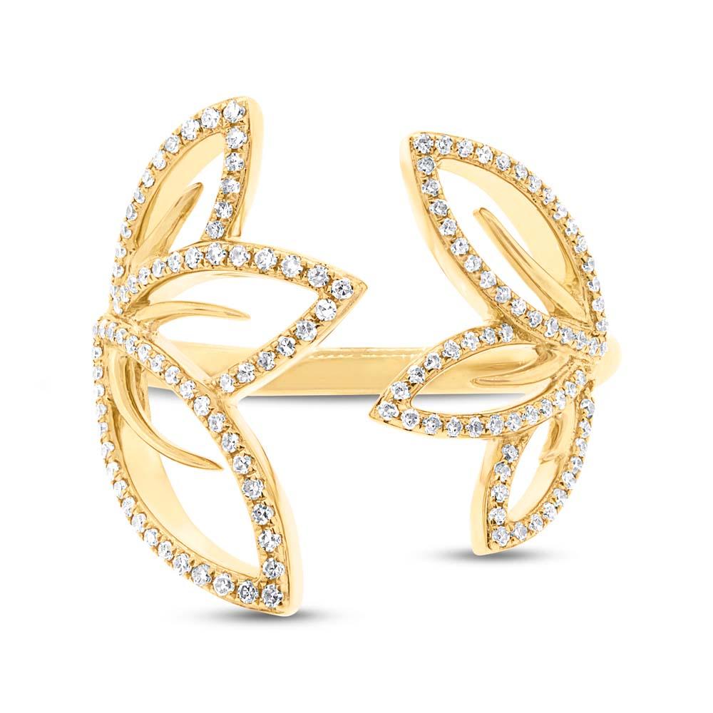 14k Yellow Gold Diamond Lady's Ring - 0.30ct