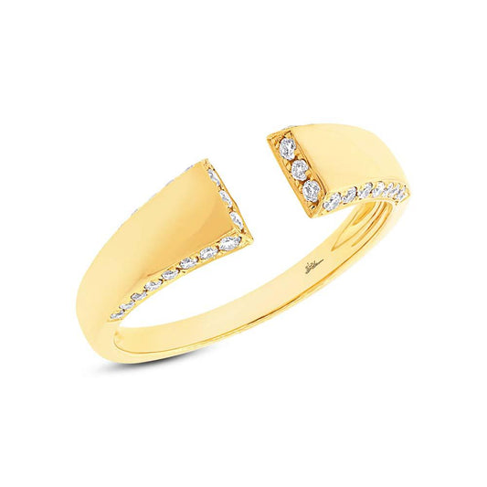 14k Yellow Gold Diamond Lady's Ring - 0.24ct
