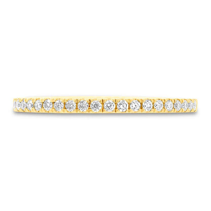 14k Yellow Gold Diamond Lady's Band