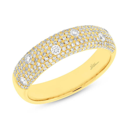 14k Yellow Gold Diamond Lady's Ring - 0.63ct