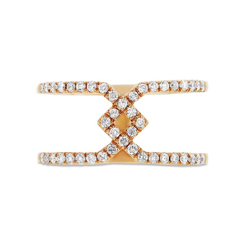 14k Yellow Gold Diamond Lady's Ring - 0.40ct