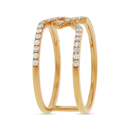 14k Yellow Gold Diamond Lady's Ring - 0.40ct