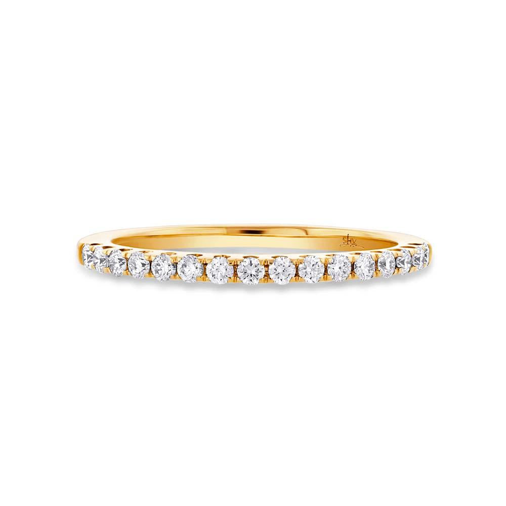 14k Yellow Gold Diamond Lady's Band - 0.27ct