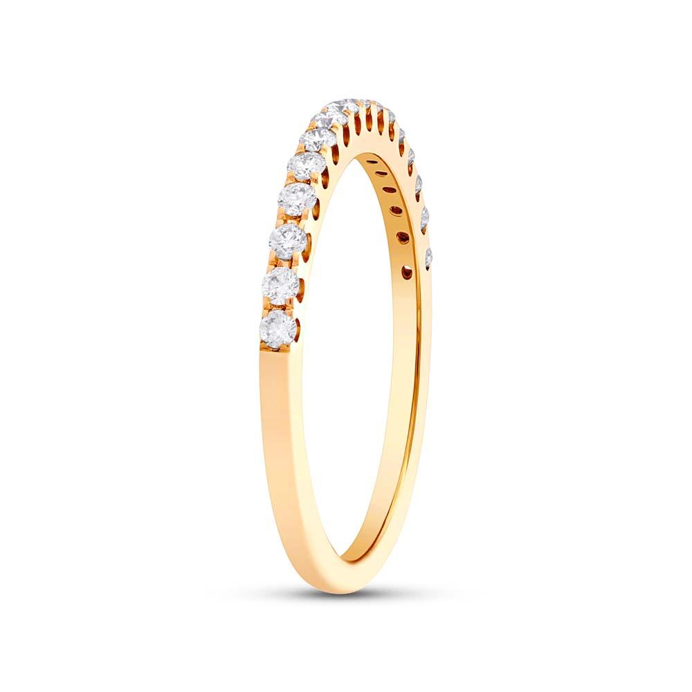 14k Yellow Gold Diamond Lady's Band - 0.27ct