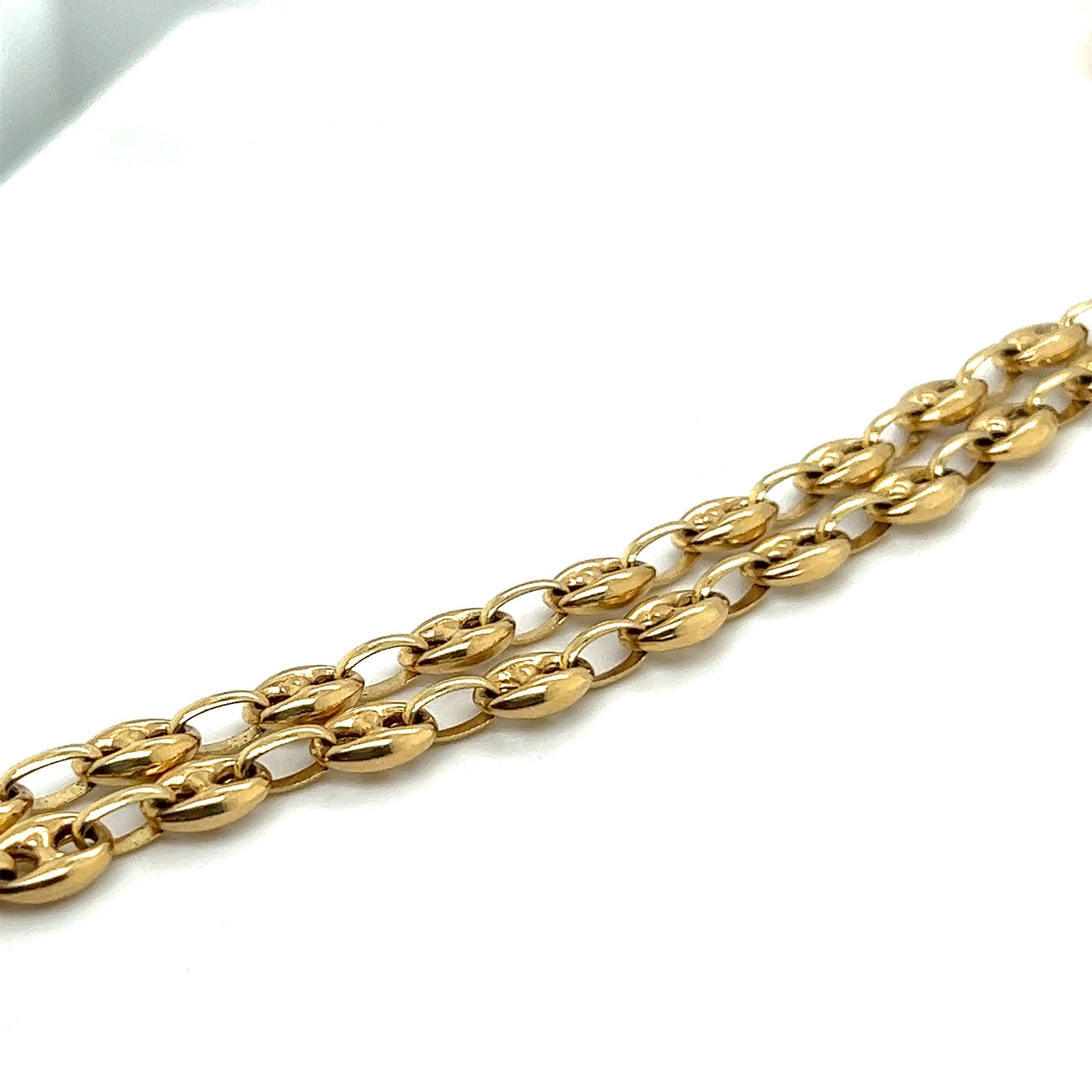 Yellow Gold Chain 13.1gr Designer Look Necklace