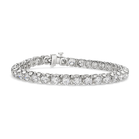 14K White Gold Diamond Bracelet