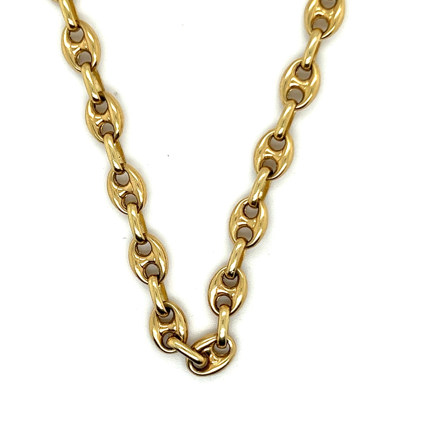 Yellow Gold Chain 13.1gr Designer Look Necklace
