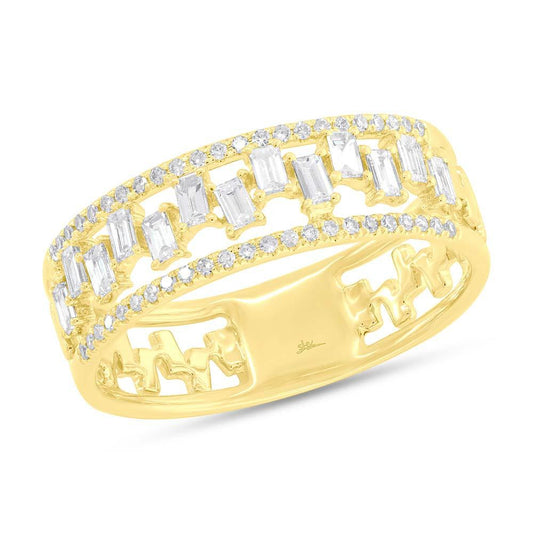 14k Yellow Gold Diamond Ring