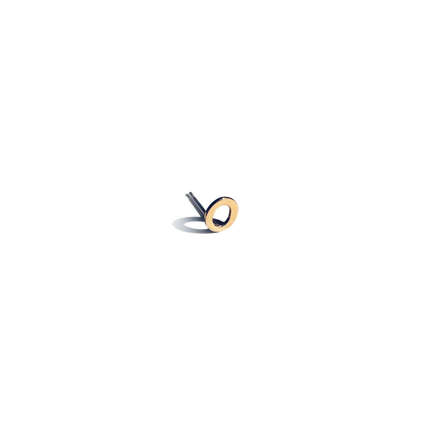 14k Yellow Gold &quot;XO&quot; Earrings