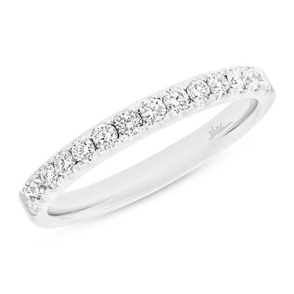 18k White Gold Diamond Lady's Band - 0.37ct