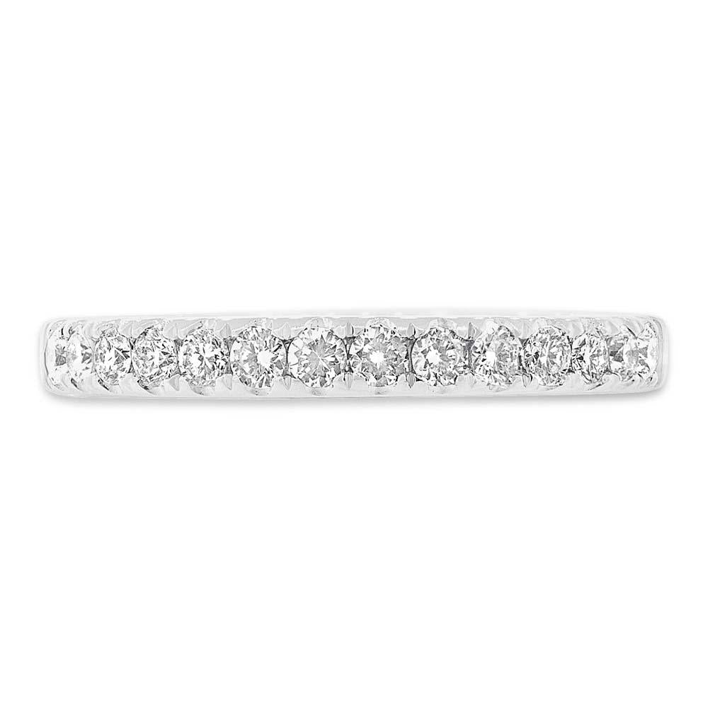 18k White Gold Diamond Lady's Band - 0.37ct