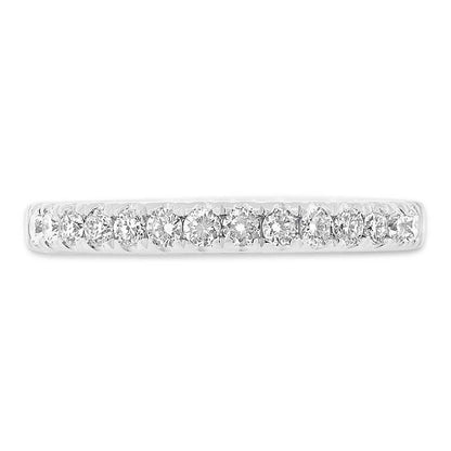18k White Gold Diamond Lady's Band - 0.37ct