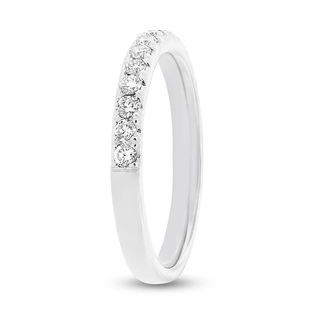 18k White Gold Diamond Lady's Band - 0.37ct