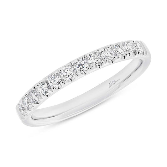 18k White Gold Diamond Lady's Band - 0.37ct