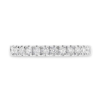 18k White Gold Diamond Lady's Band - 0.37ct