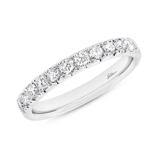 18k White Gold Diamond Lady's Band - 0.62ct