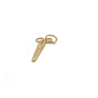 14K Yellow Gold Scissor Pendant