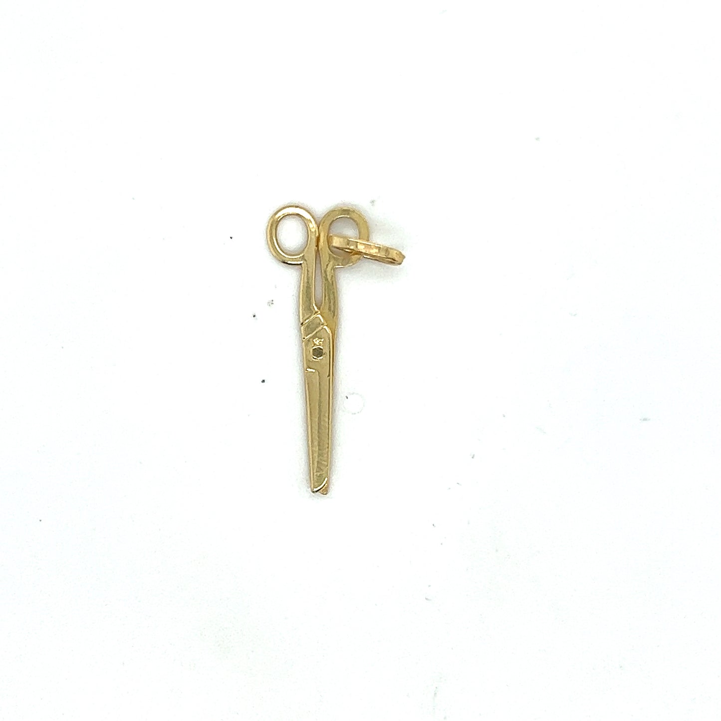 14K Yellow Gold Scissor Pendant