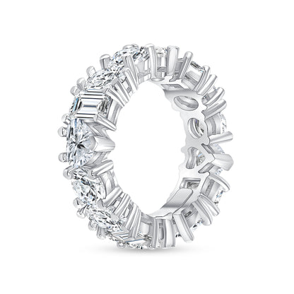 Multi-Shape Diamond Eternity Band