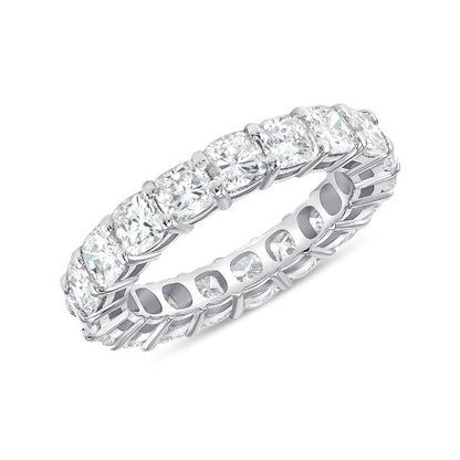 18K White Gold Diamond Eternity Wedding Band