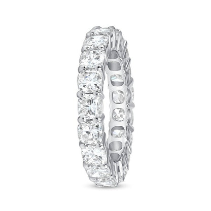 18K White Gold Diamond Eternity Wedding Band