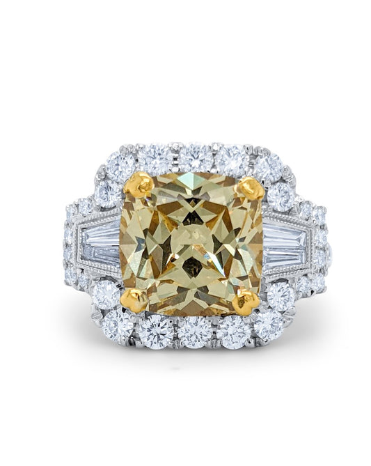 18k White Gold Diamond Ring V0354