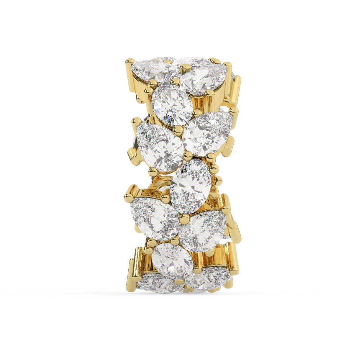 18K White Gold Diamond Ring V0360
