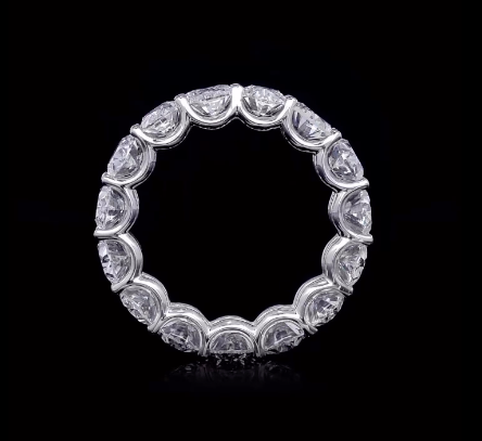 Eternity Band 18k White Gold with 0.50 Diamond