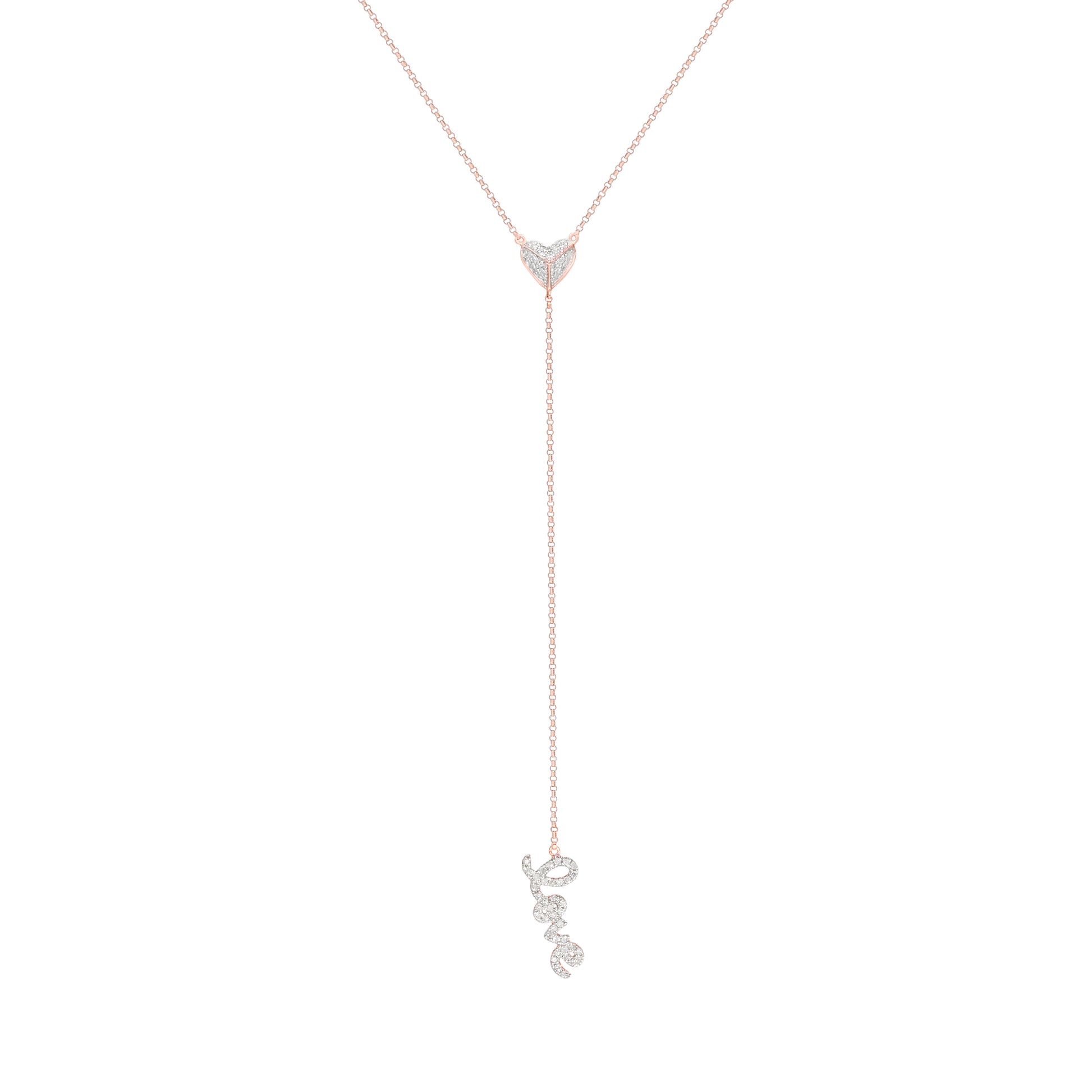 Rose Gold V Necklace  Classy Women Collection