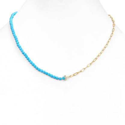 3 Layers Necklace of Turquoise