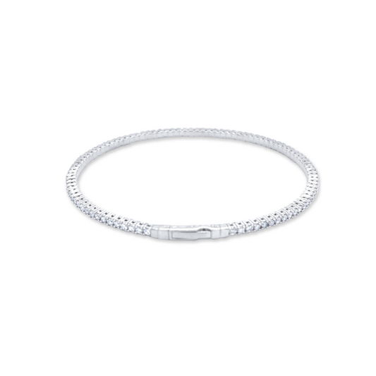 Real Gold Bangle With Natural Diamond with option of 10k,14k, 18k.