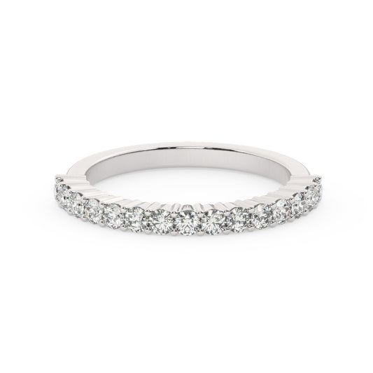14K White Gold Diamond Ring V0361